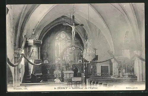 AK Féricy, Intérier de l'Eglise