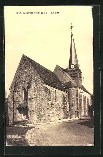 AK Saint-Méry, l'Eglise