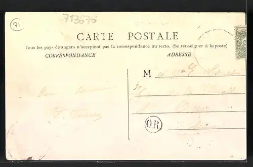 AK L'Entonnoir, Vue prise d'Aluze