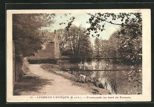 AK Lucenay-l`Évêque, Promenade au bord du Ternain