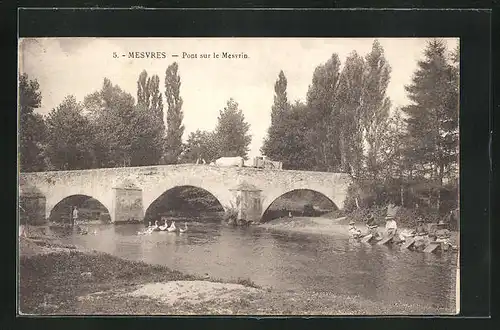 AK Mesvres, Pont sur le Mesvrin