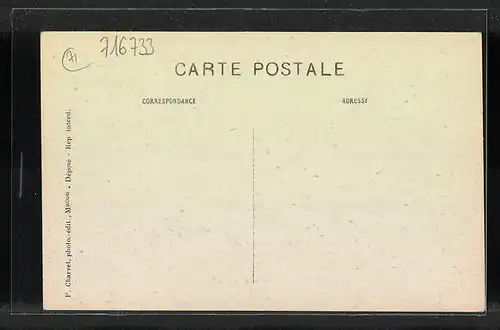 AK Vergisson, Route de Davayé