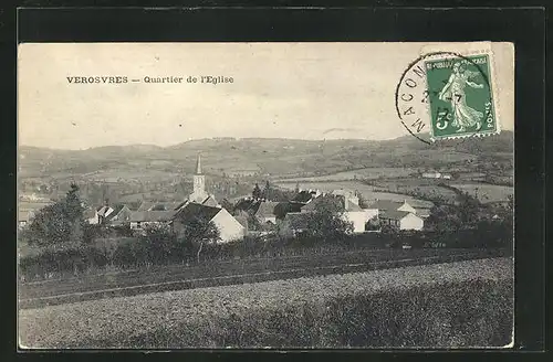 AK Verosvres, Quartier de l'Eglise