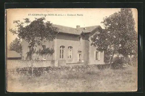 AK St-Germain-des-Bois, Ecoles et Mairie