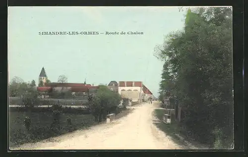 AK Simandre-les-Ormes, Route de Chalon