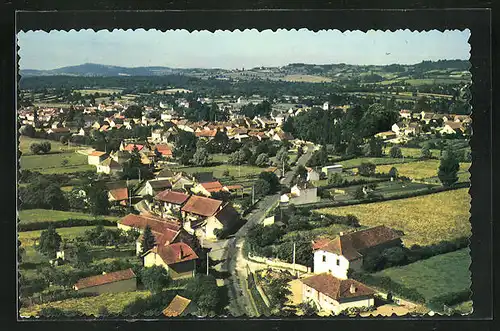 AK Salornay-sur-Guye, Vue génerale aérienne