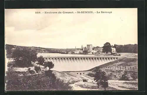 AK St-Sernin, Le Barrage, Staudamm