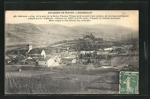 AK Pierreclos, Le Village, L`Église