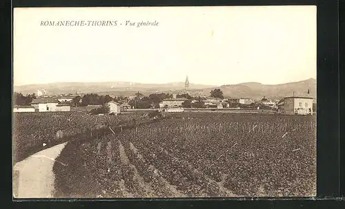 AK Romanèche-Thorins, Vue générale