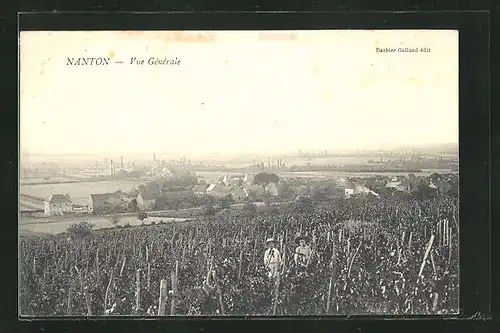 AK Nanton, Vue Generale, l'Eglise