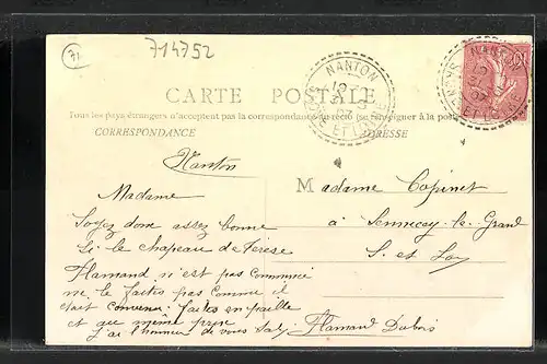 AK Nanton, Vue Generale, l'Eglise