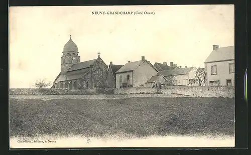 AK Neuvy-Grandchamp, l'Eglise, cote ouest