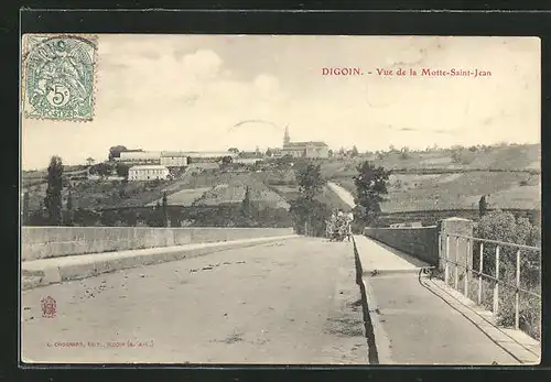 AK Digoin, Vue de la Motte-Saint-Jean