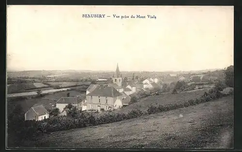 AK Beaubery, Vue prise du Mont Viola