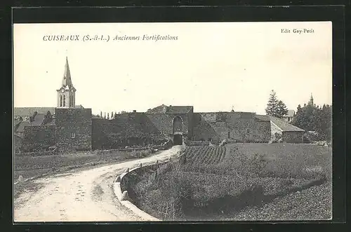 AK Cuiseaux, Anciennes Fortifications