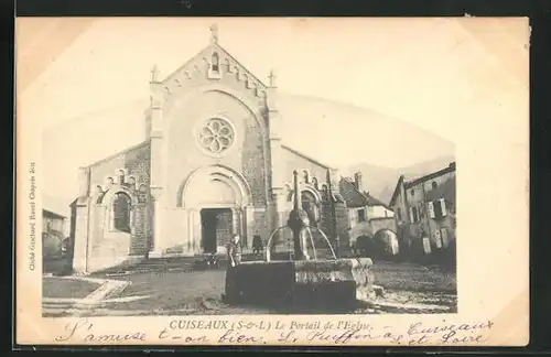 AK Cuiseaux, Le Portail de l`Eglise