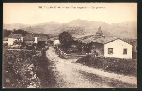 AK Milly-Lamartine, Bons Vins maconnais, Vue générale