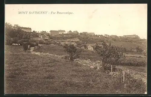 AK Mont-Saint-Vincent, Vue Panoramique
