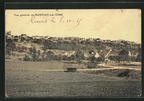 AK Montjay-la-Tour, Vue générale