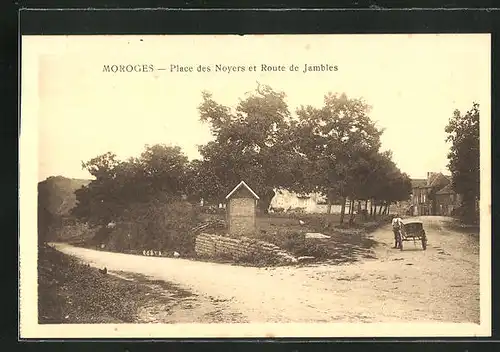 AK Moroges, Place des Noyers et Route de Jambles