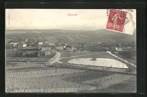 AK Étaules, Vue Panoramique
