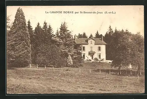 AK Saint-Bonnet-de-Joux, la Grande Borne