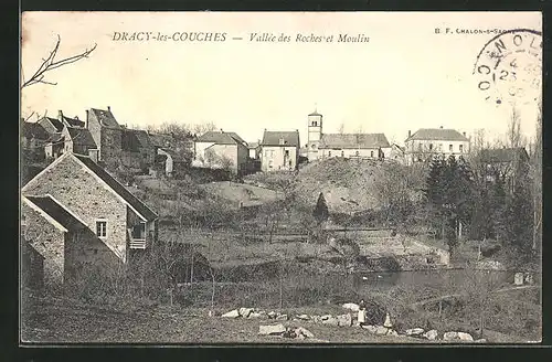 AK Dracy-les-Couches, Vallée des Roches et Moulin