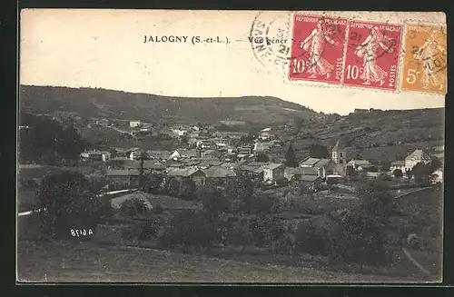 AK Jalogny, Vue générale, Totalansicht