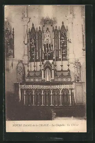 AK Notre-Dame-de la Chaux, La Chapelle, Altar