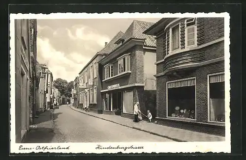 AK Esens-Ostfriesland, Blick in die Hindenburgstrasse