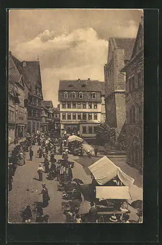 AK Nordhausen, Strasse am Markt