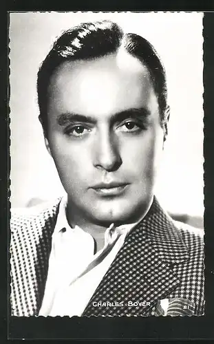 AK Schauspieler Charles Boyer