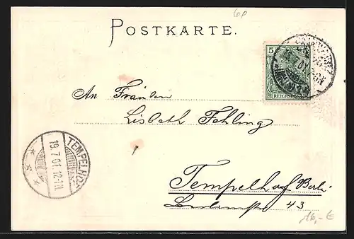 Passepartout-Lithographie Alt-Frankfurt, Römer mit Brunnen, Wappen