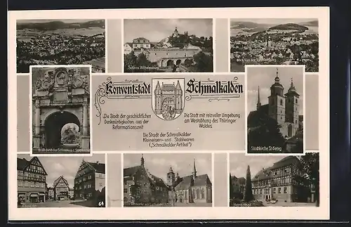 AK Schmalkalden, Stadtkirche St. Georg, Schloss Wilhelmsburg, Herrenhof