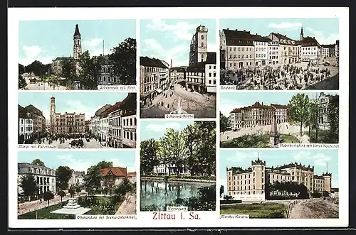 AK Zittau i. Sa., Ortsansichten mit Johanneum