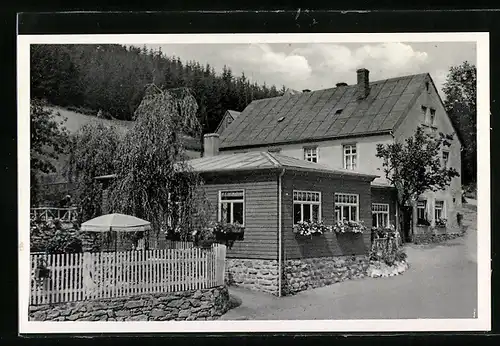 AK Grossrückerswalde /Erzgeb., Gasthaus Schindelbachmühle