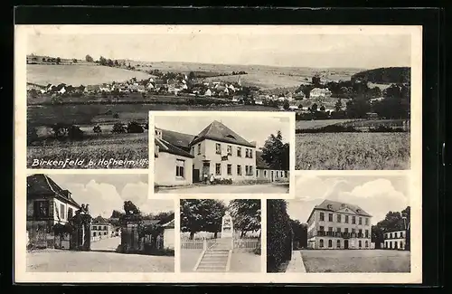 AK Birkenfeld, Panorama u. Ortsansichten, Gastwirtschaft L. Machold