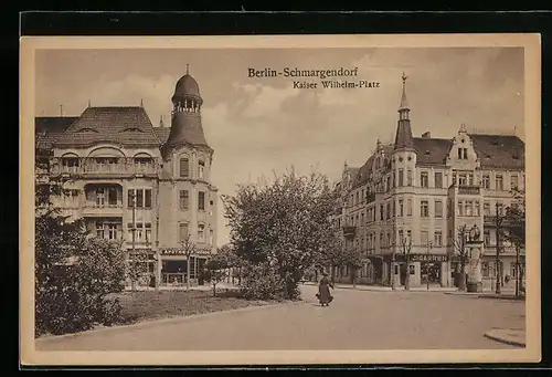 AK Berlin-Schmargendorf, Kaiser Wilhelm-Platz