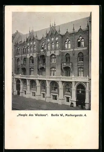 AK Berlin, Hospiz des Westens, Marburgerstrasse 4