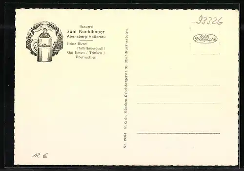 AK Abensberg-Hallertau, Gasthof zum Kuchlbauer