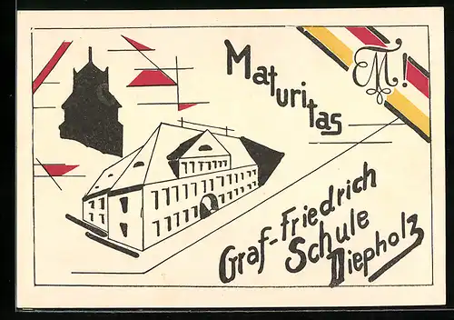AK Diepholz, Maturitas Graf-Friedrich-Schule, Absolvia, Schulgebäude