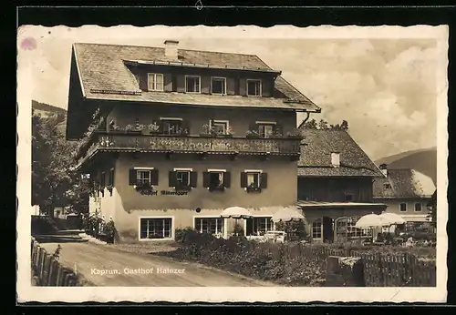 AK Kaprun, Gasthof Hainzer im Sonnenschein