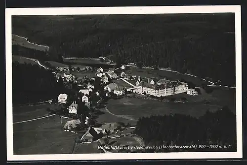 AK Friedenweiler, Fliegeraufnahme mit Kloster