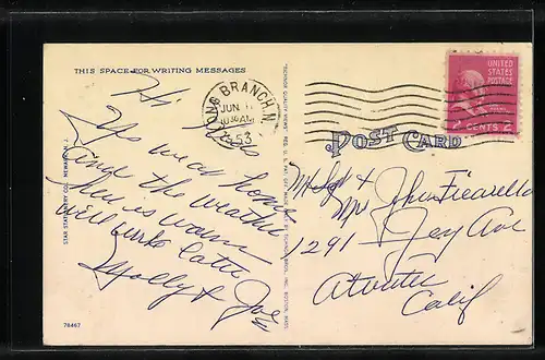 AK Oceanport, N. J., Horses going to Post, Walking Ring & Paddock in Background