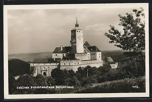 AK Forchtenstein, Blick auf Schloss mit Turm