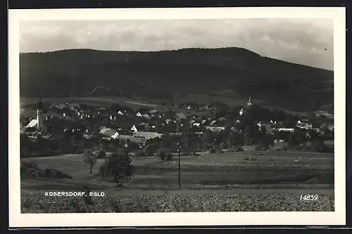AK Kobersdorf, Ortsansicht am Tag