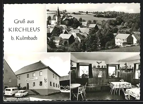 AK Kirchleus b. Kulmbach, Gasthof Kästner in der Kirchleus 22, Ortsansicht