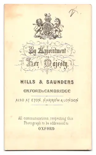 Fotografie Hills & Saunders, Oxford, englischer Herr im Tweed Anzug mit Koteletten