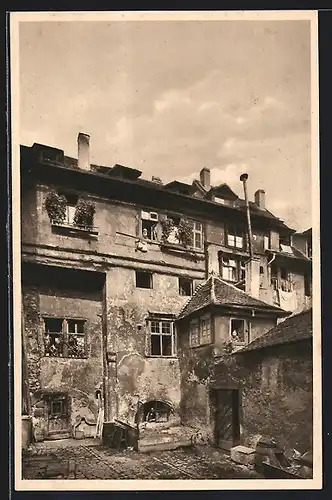 AK Würzburg, Hof zum grossen Propst Gerlach, Ursulinergasse 9