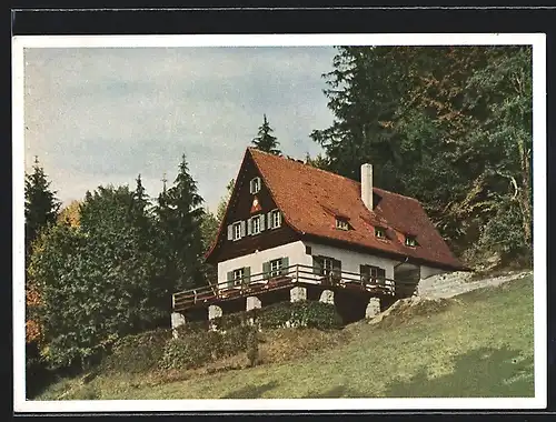 AK Diepoltsdorf, Gasthof Wachsteinhaus